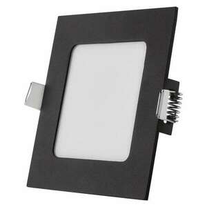 LED süllyesztett lámpatest NEXXO, négyzet, fekete, 7W, CCT kép