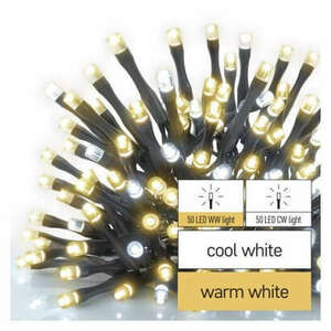 Standard LED sorolható karácsonyi füzér, 10 m, kültéri, meleg/hid... kép