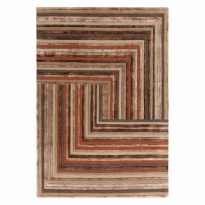 Téglavörös gyapjú szőnyeg 200x300 cm Network Terracotta – Asiatic Carpets kép