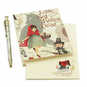 Jegyzettömb golyóstollal 50 oldal A6 Little Red Riding Hood – Kartos kép