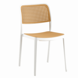 Rakásolható szék, fehér/bézs, RAVID TYP 1 kép