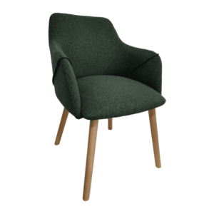 Design szék, zöld/bükk, PETRUS kép