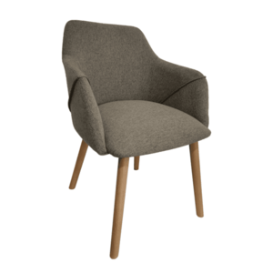 Design szék, barna/bükk, PETRUS kép