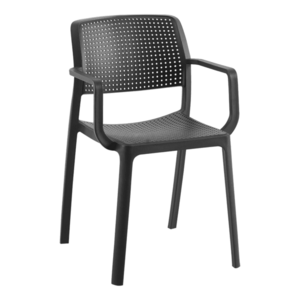 Rakásolható szék, fekete, DENTON kép