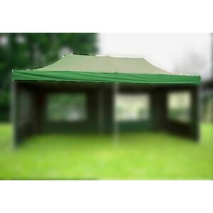 Tartalék tető összecsukható sátorhoz - 3 x 6 m - zöld kép