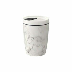 Like To Go szürke-fehér porcelán utazóbögre, 290 ml - Villeroy & Boch kép