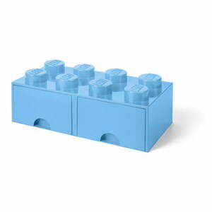 2 fiókos világoskék tárolódoboz - LEGO® kép