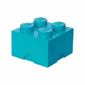 Azúrkék négyszögletes tárolódoboz - LEGO® kép