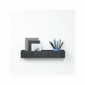 Sleek gyerek fekete kisméretű fali polc - LEGO® kép