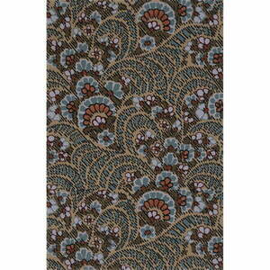 Barna gyapjú szőnyeg 133x190 cm Paisley – Agnella kép