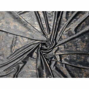 Antracitszürke függöny 140x260 cm Lhasa – Mendola Fabrics kép