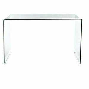 Üveg íróasztal 70x126 cm Bend – Tomasucci kép