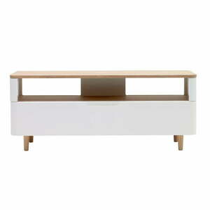 Amalfi fehér tölgy TV-állvány - Unique Furniture kép