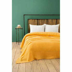 Sárga muszlin ágytakaró 220x250 cm Muslin – Mijolnir kép