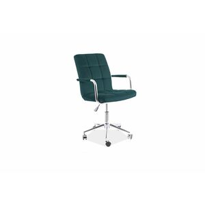 KEDE Q-022 VELVET gyerek szék, 51x87-97x40, bluvel 78, zöld kép