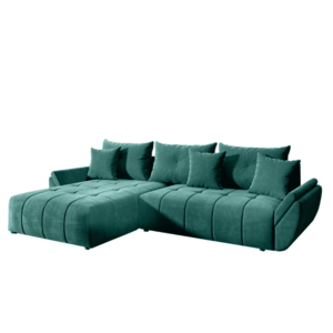 Univerzális ülőgarnitúra, smaragd, BELD ROH kép