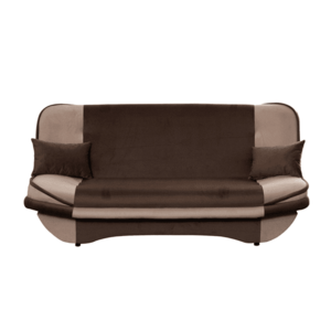 Kinyitható kanapé, szürkésbarna Taupe/barna, GURU kép