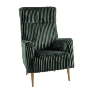 Füles fotel, smaragd/bükk, SAMY 1 kép