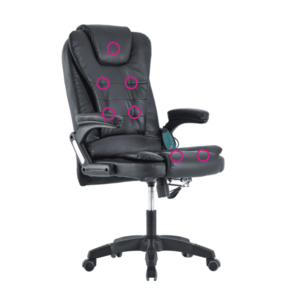 Irodai szék masszázs funkcióval, fekete, TYLER NEW kép