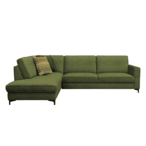 Széthúzható ülőgarnitúra, olíva zöld, balos, ERMON ROH kép