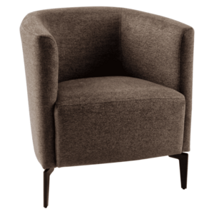 Design fotel, barna/fekete, KAPY kép