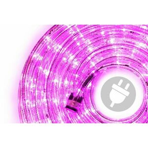 NEXOS Fénykábel 240 LED Rózsaszín 10 m kép