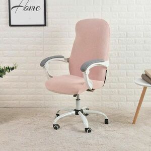 Vízálló irodai székhuzat, rugalmas huzat forgószékhez rózsaszín kép
