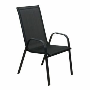 Modern kültéri szék, fekete - CIGALE - Butopêa kép