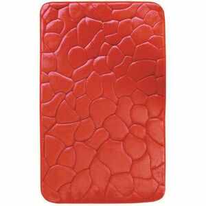 Kövek fürdőszobaszőnyeg memóriahabbal piros, 50 x 80 cm, 50 x 80 cm kép