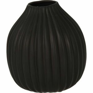 Maeve bordázott váza fekete, 12 x 14 cm, dolomit kép
