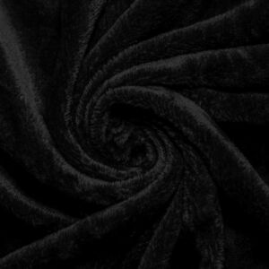Mikroplüss lepedő fekete , 180 x 200 cm, 180 x 200 cm kép