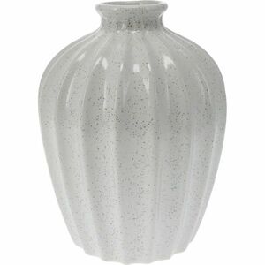 Sevila porcelán váza, 14, 5 x 20 cm, fehér kép