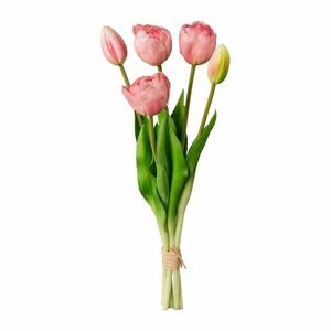 Tulipán múcsokor rózsaszínű , 39 cm kép