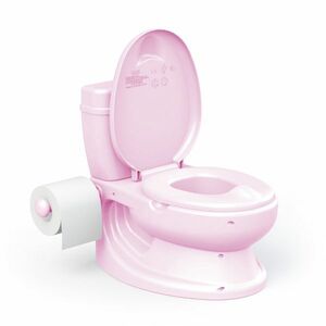 Dolu gyermek WC, rózsaszín kép