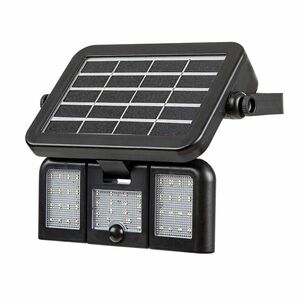 Rabalux 77020 Lihull kültéri falra szerelhető napelemes lámpatest, fekete kép