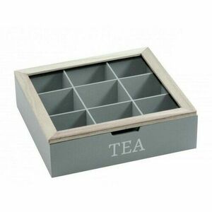 EH teafiltertartó doboz 24 x 24 x 7 cm, szürke kép