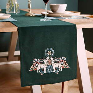 Pamut asztali futó 32x220 cm Majestic Stag – Catherine Lansfield kép