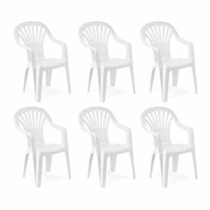 Himara Kerti szék Fehér - 6 DB kép