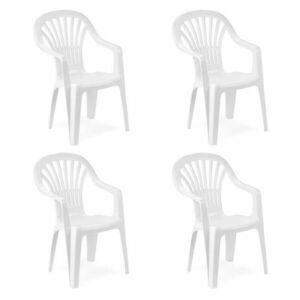 Himara Kerti szék Fehér - 4 DB kép