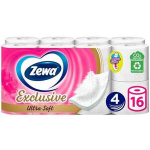 Zewa Exclusive Ultra Soft 4 rétegű Toalettpapír 16 tekercs kép