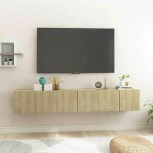 vidaXL sonoma-tölgy színű függő TV-szekrény 60 x 30 x 30 cm kép