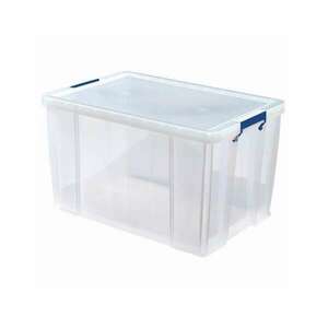Tároló doboz, műanyag 85 liter, fellowes® prostore átlátszó kép