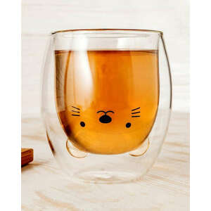 Duplafalú cicás pohár kép