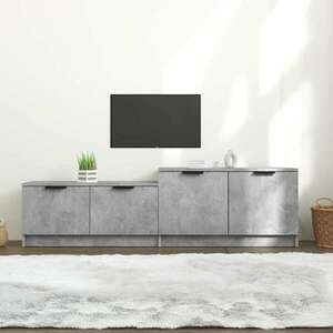 vidaXL betonszürke szerelt fa TV-szekrény 158, 5x36x45 cm kép