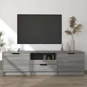 vidaXL szürke sonoma színű szerelt fa TV-szekrény 140 x 35 x 40 cm kép