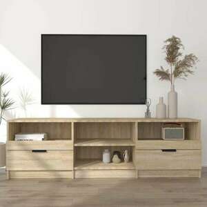 vidaXL sonoma-tölgyszínű szerelt fa fali TV-szekrény 150x33, 5x45 cm kép