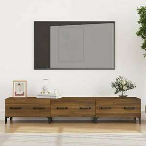 vidaXL barna tölgyszínű szerelt fa TV-szekrény 150 x 34, 5 x 30 cm kép