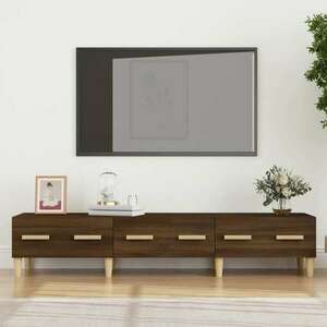 vidaXL barna tölgy színű szerelt fa TV-szekrény 150 x 34, 5 x 30 cm kép