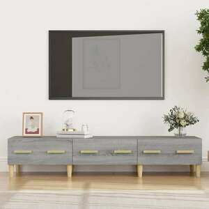 vidaXL szürke sonoma színű szerelt fa TV-szekrény 150 x 34, 5 x 30 cm kép
