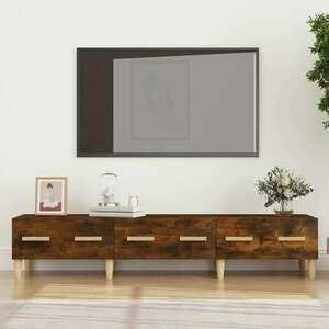 vidaXL füstös tölgy színű szerelt fa TV-szekrény 150 x 34, 5 x 30 cm kép